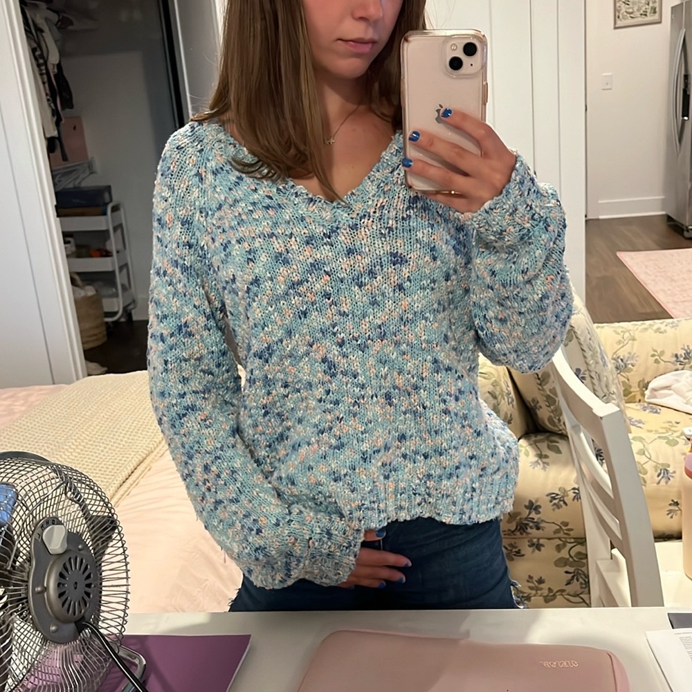 Aeropostale colorful sweater, size M